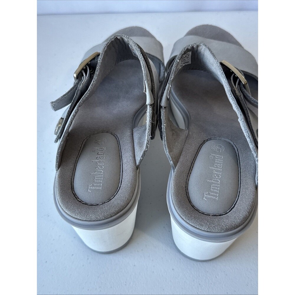 TIMBERLAND Koralyne Platform Wedge Leather Sandals Women’s US 8 EU 39 - Picture 4 of 11